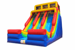 22 Foot Double Lane Dry Slide