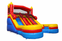 16 Foot Double Lane Dry Slide